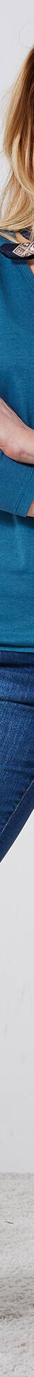T-shirt met V-hals en lange mouwen (Pruisisch blauw) T-shirt met V-hals en lange mouwen (Pruisisch blauw)